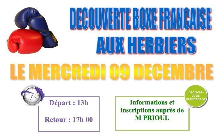 DECOUVERTE BOXE FRANCAISE LE 9-12