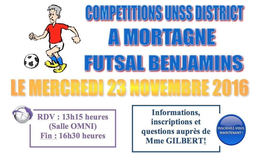 MERCREDI 23-11 FUTSAL BENJAMINS ET KORF BALL