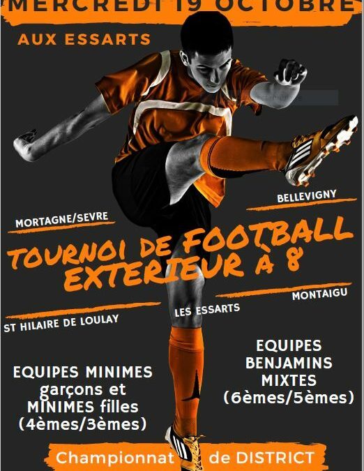 MERCREDI 19 OCTOBRE : COMPET’ FOOTBALL EXTÉRIEUR + ANIMATION VTT ROLLER SKATE !